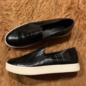 Cole Haan Grand Pro Alligator slip on sneakers